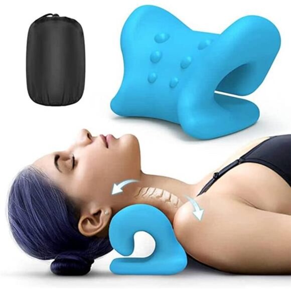 Odorless Neck Stretcher for Neck Pain Relief, Ergonomic Neck Cloud Cervical Trac - Picture 1 of 6